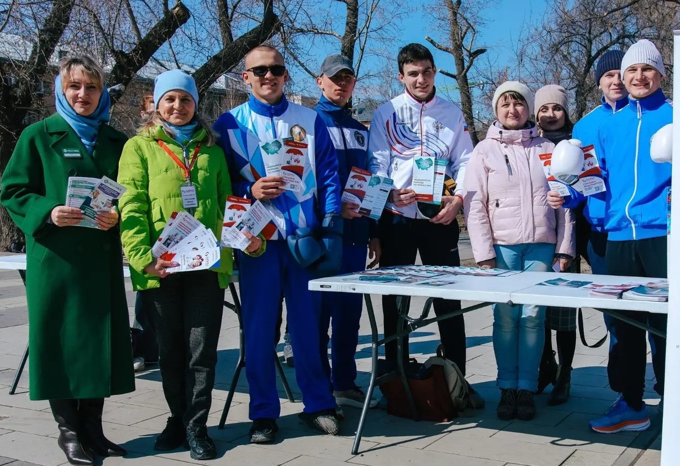 Представители ООО "СМК РЕСО-Мед" приняли участие в акции "Со спортом на ТЫ"